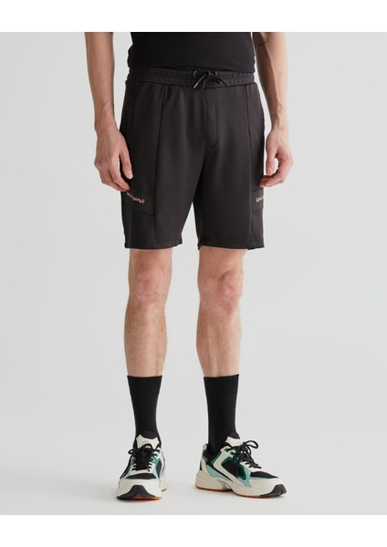 Erkek Siyah Regular Fit Şort 2823102T.5