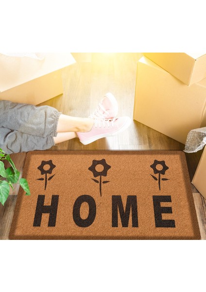 Modern Dekoratif Kapı Önü Paspası Home