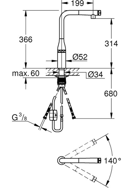 Essence Smartcontrol Eviye Bataryası - 31615DL0 fiyatları
