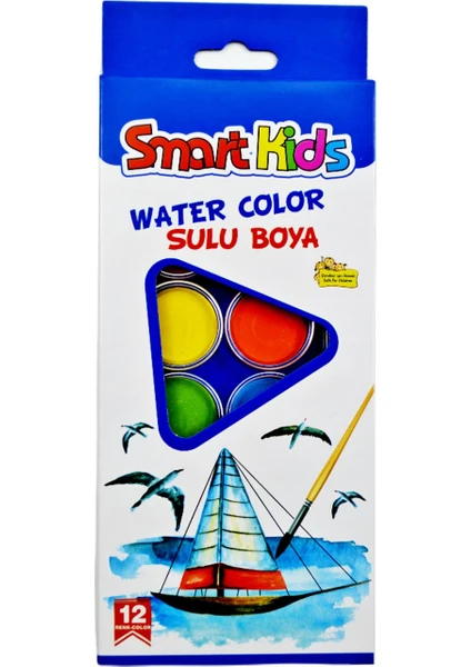 Smart Kids Sulu Boya 12 Renk ( KOD:3566 )