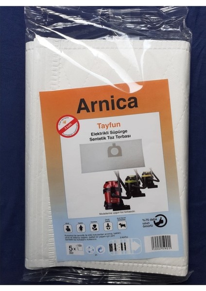 Arnica Tayfun Süpürge Toz Torbası Bez X5