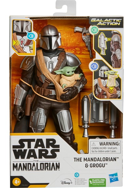 Hasbro Star Wars The Mandalorian & Grogu Sesli Aksiyon Figürü