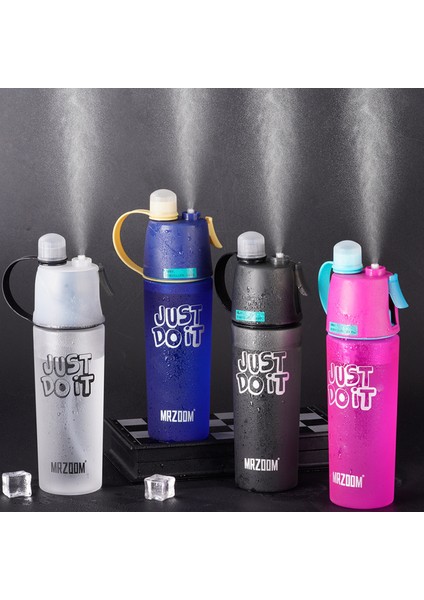 Yaz Sporları Için Su Bardağı Sprey Kabı Soğutma Plastik Bardak Öğrenciler Için Düşmeyi Önleyici Su Şişesi (Yurt Dışından) modelleri