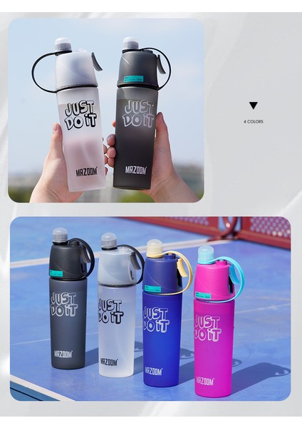 Yaz Sporları Için Su Bardağı Sprey Kabı Soğutma Plastik Bardak Öğrenciler Için Düşmeyi Önleyici Su Şişesi (Yurt Dışından) modelleri