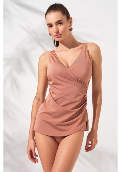 Mara Kruvaze Formlu Tankini Bronz 231501