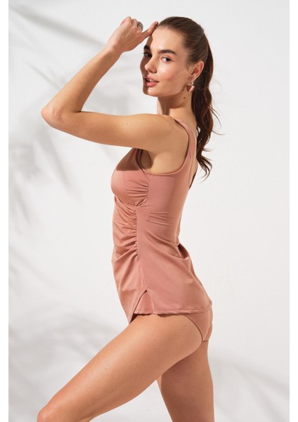 Mara Kruvaze Formlu Tankini Bronz 231501