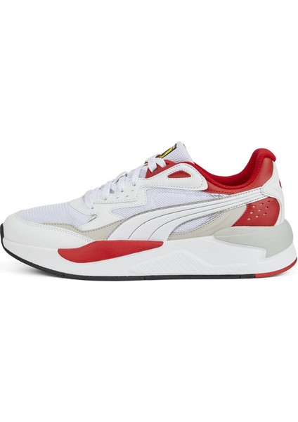 Erkek Puma White-Gray Violet-Rosso Corsa Puma Ferrari X-Ray Speed Beyaz Erkek Günlük Spor Ayakkabı