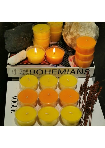 Iv Candles Homedecor 12Lİ Citronella Yaglı Sineksavar Kapsul Mum