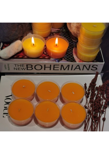 Iv Candles Homedecor 12Lİ Citronella Yaglı Sineksavar Kapsul Mum