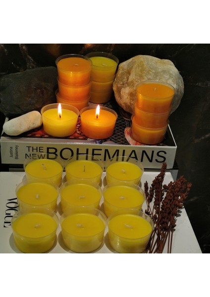 Iv Candles Homedecor 12Lİ Citronella Yaglı Sineksavar Kapsul Mum
