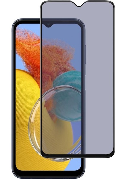 Samsung Galaxy M14 Gizli Hayalet Ekran Koruyucu Temperli Cam Yandan Gözükmez