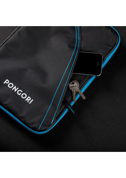 PONGORI Masa Tenisi Raket Çantası - Mavi / Siyah - TTC 560 Double