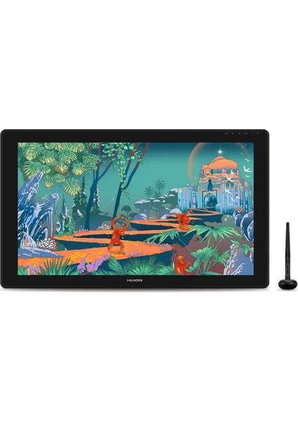 Kamvas 24 IPS Panel Qhd 23.8" LCD Grafik Tablet 8192 Kademe Basınç Hassasiyetli, 120% Srgb, 5080LPI Çözünürlük 2560 x 1440 Grafik Tablet (HUGS2401)