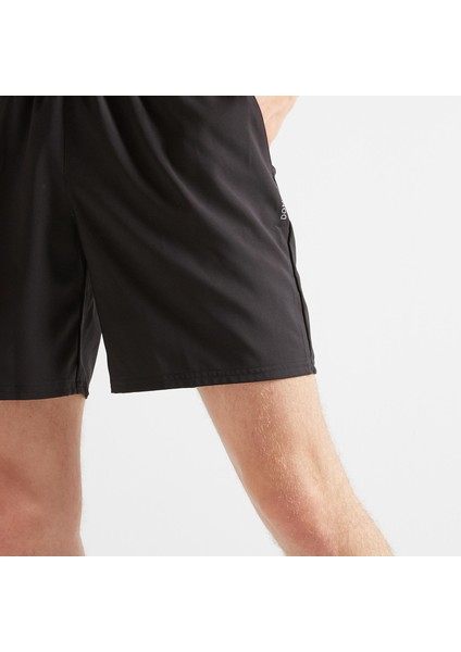 Domyos Erkek Siyah Spor Şortu 100 - Fitness Kardiyo