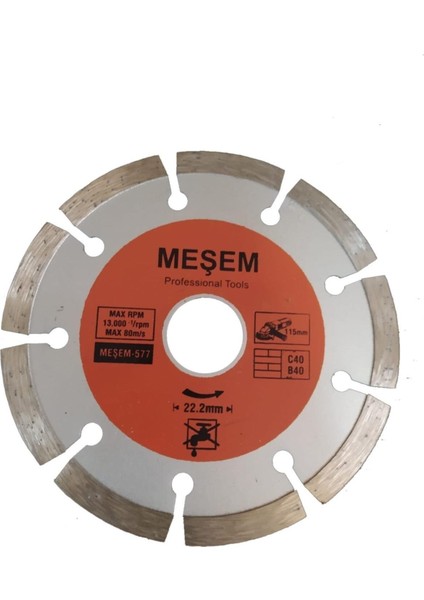 5 Parça 115 Lik Kalite Farkıyla Mermer Granit Beton Kesme Fayans Kesme Disk Seti fiyatları