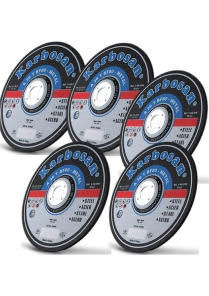 Kesici Metal 180 A 36 T Bf 80 Metal 10 Adet
