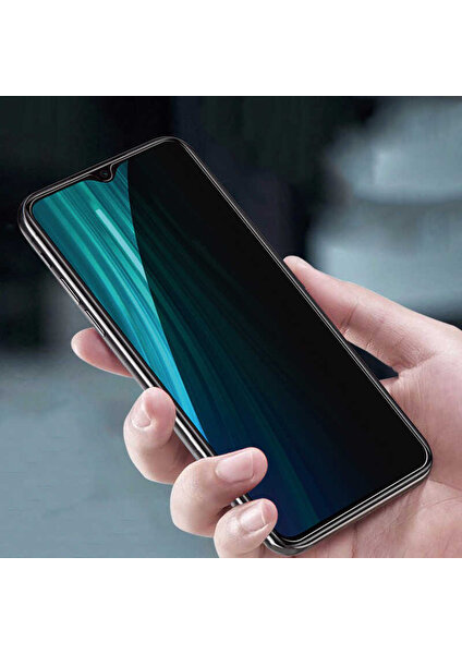 Samsung Galaxy A20S Hayalet Ekran Koruyucu Tam Kaplayan Ultra Korumalı (D-5d-Privacy)