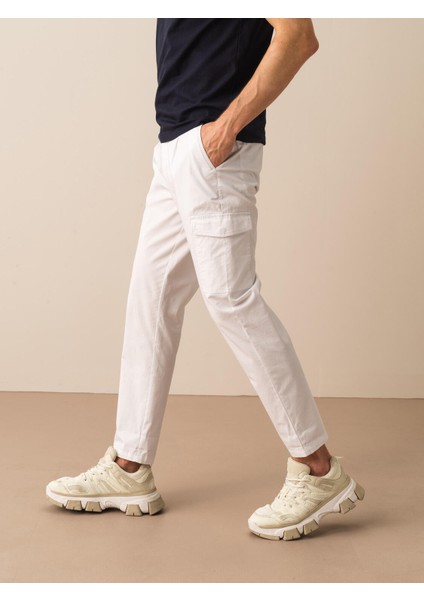 Pamuklu Slim Fit Kargo Pantolon modelleri