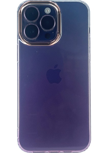 Apple iPhone 13 Pro Uyumlu Nettech Sert Gökkuşağı Seri Arka Koruma Kılıf