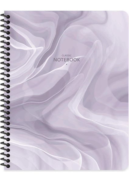 16.5X22.5 Kareli Defter Classic Marble - Pembe