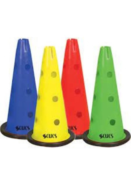 Delikli Antreman Hunisi Orta 40 cm 5 Mavi / 5 Yeşil 10 Adet