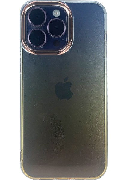Apple iPhone 14 Pro Uyumlu Nettech Sert Gökkuşağı Seri Arka Koruma Kılıf