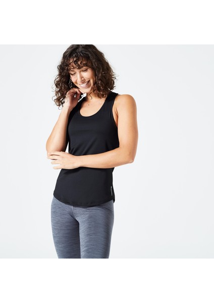 Domyos Kadın Siyah Sporcu Atleti - My Top 100 - Fitness Kardiyo modelleri