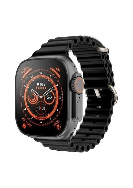 Zhltech Watch 8 T800 Ultra Bluetoothlu Arama Özellikli Akıllı Saat Tüm Telefonlarla Uyumlu Türkçe Menü