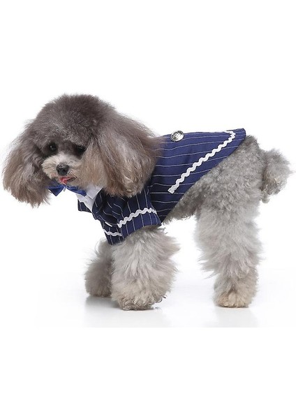 Sevimli Evcil Köpek Kedi Düğün Kıyafetleri Prens Düğün Takım Elbise Smokin Bow Tie Köpek Kıyafetleri Ceket 16 (Yurt Dışından) modelleri