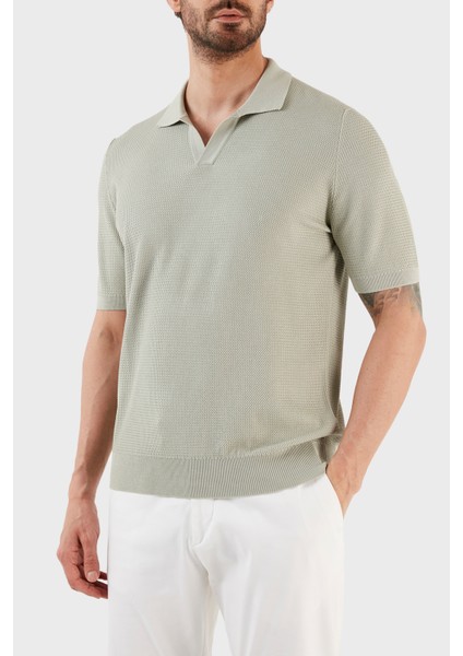 Ipek ve Pamuk Karışımlı Regular Fit Polo T Shirt 43171 16221 412 modelleri