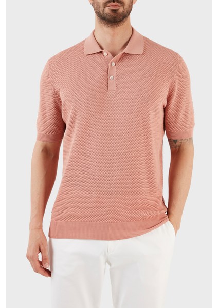 Pamuk Slim Fit Düğmeli Polo T Shirt 57113 20620 329