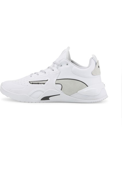 Erkek Puma White-Puma Black Puma Fuse Performance Leather Beyaz Erkek Koşu Ayakkabısı