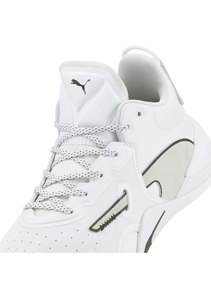 Erkek Puma White-Puma Black Puma Fuse Performance Leather Beyaz Erkek Koşu Ayakkabısı