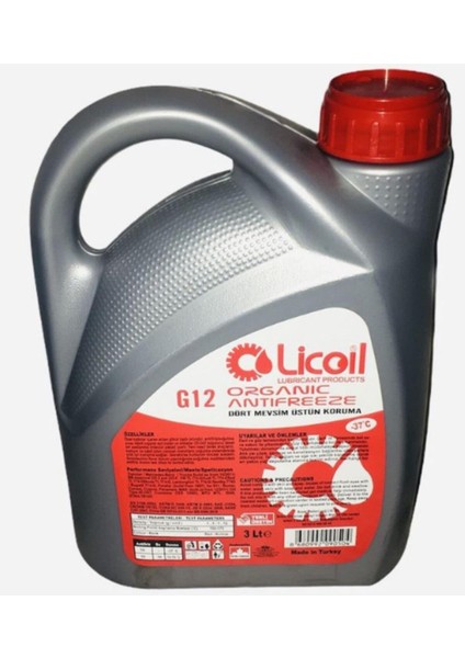 Organik G12 Kırmızı Antifriz -37C 3 Litre G12 Kırmızı Antifriz -37C fiyatları