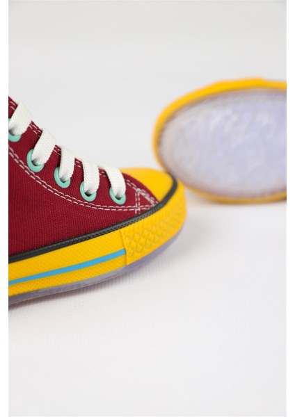 26 - 35 Numara Kız Çocuk Bordo Dustin Cookie Converse Ayakkabı fırsatları