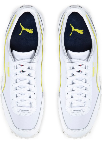 Erkek White-Yellow- Blue- Gray Puma Fast Rider Fenerbahce Beyaz Kadın Çocuk Günlük Spor Ayakkabı