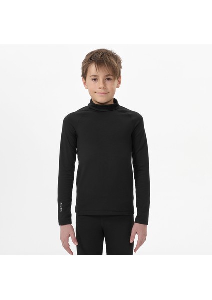 Wedze Çocuk Üst Termal Kayak Içliği - Siyah - Bl 500