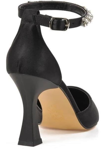 009 Siyah Kemerlı Kadın Topuklu Ayakkabı fırsatları