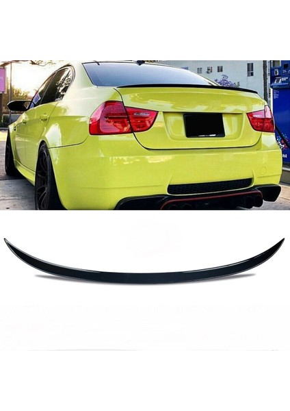 Bmw E90 2005-2012 Plastik Parlak Siyah M3 Ince Spoyler