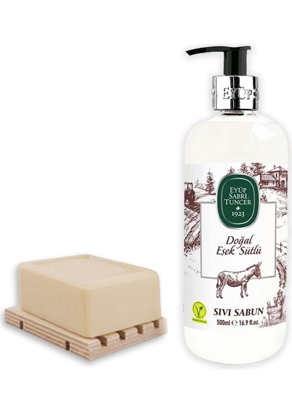 Doğal Eşek Sütlü Sıvı Sabun ve Katı Sabun
