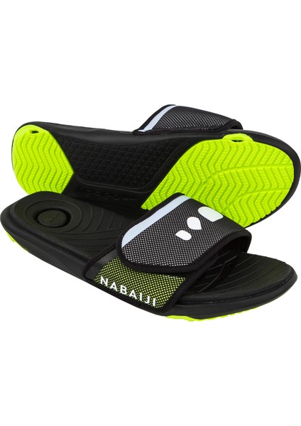 Nabaiji Erkek Terliği - Siyah / Sarı - Slap 900