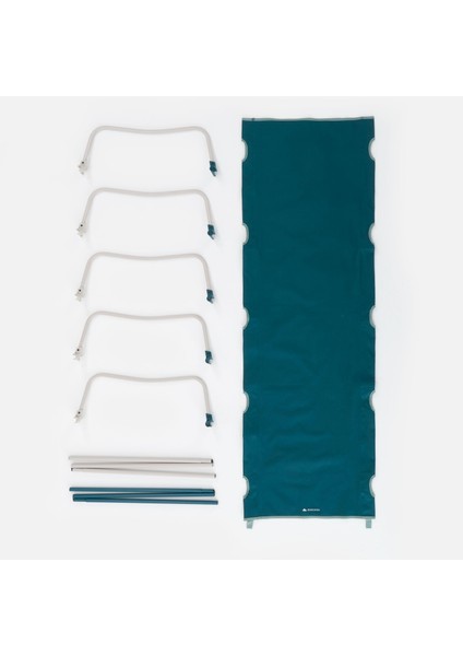 QUECHUA Kamp Yatağı - 60 cm - 1 Kişilik - Yeşil - Basic