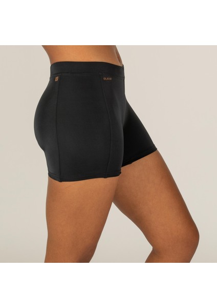 OLAIAN Kadın Sörf Bikini Altı - Şort Kesim - Siyah - Reva fiyatları