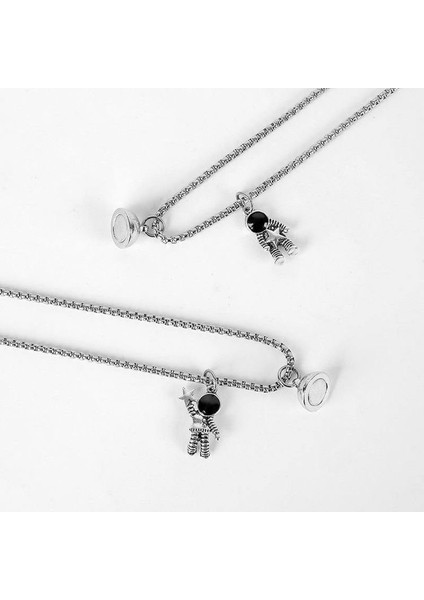 Astranot Manyetik Kalp Ikili Miknatıslı Çift Sevgili Kolyesi modelleri