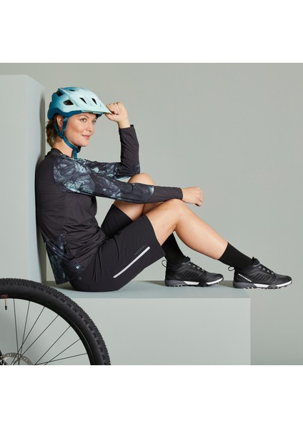 Rockrider Dağ Bisikleti Kaskı - Mavi / Sarı - St 500