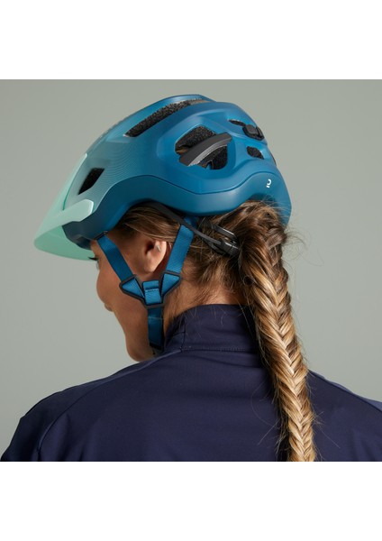 Rockrider Dağ Bisikleti Kaskı - Mavi / Sarı - St 500 modelleri