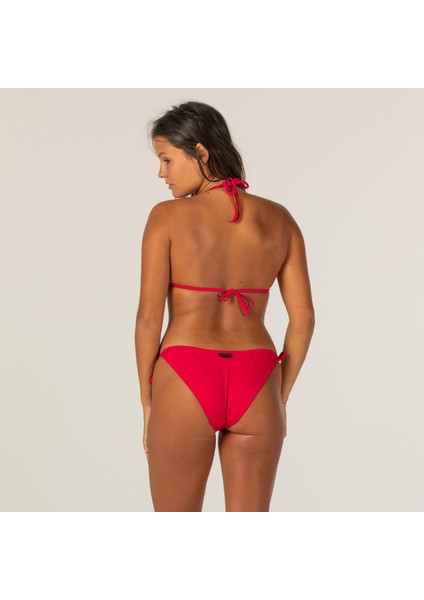 Olaian Kadın Üçgen Bikini Üstü - Kırmızı - Mae