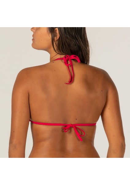 Olaian Kadın Üçgen Bikini Üstü - Kırmızı - Mae