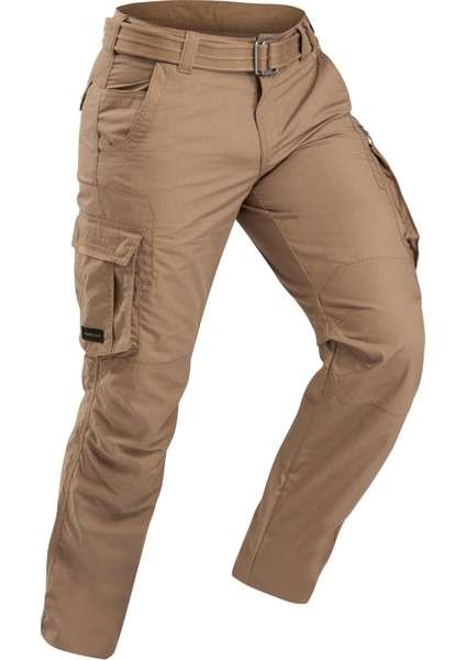 FORCLAZ Erkek Outdoor Kargo Pantolon - Kahverengi - Travel 100 fiyatları