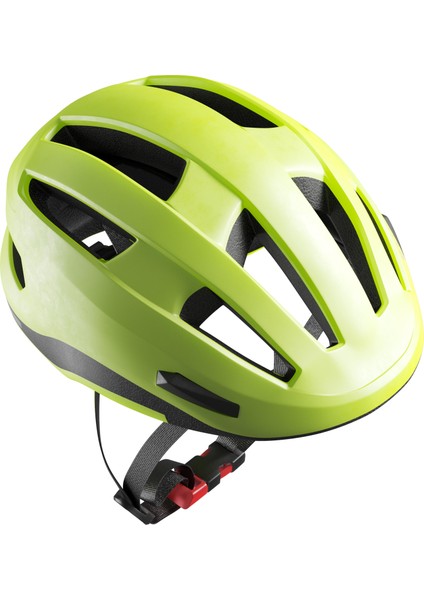 BTWIN Şehir Bisikleti Kaskı - Neon Sarı - 500
